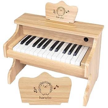 木製おもちゃ　ミニピアノ 電子ピアノ キッズピアノ ミニピアノ 木製 おもちゃ 小さい